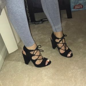 Steve Madden lace up heels